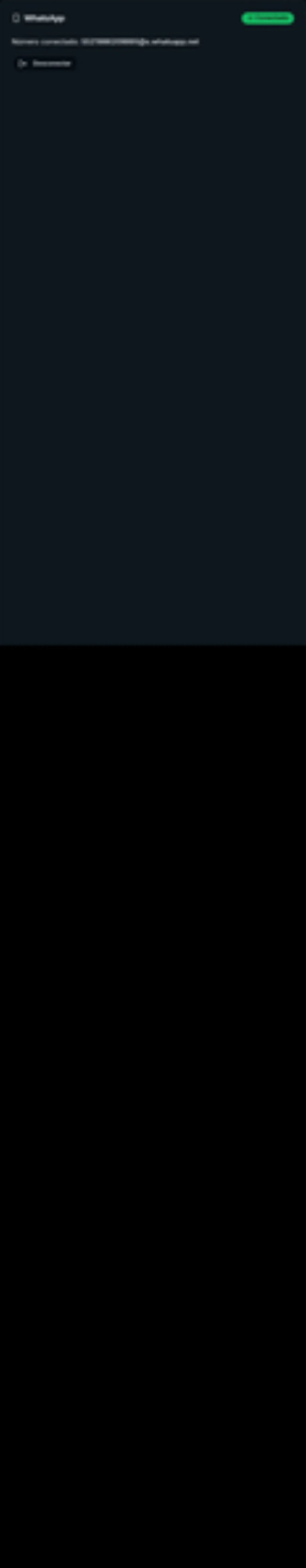 Lista de grupos WhatsApp sincronizados